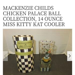 Euc! Mackenzie- Childs Glassware
